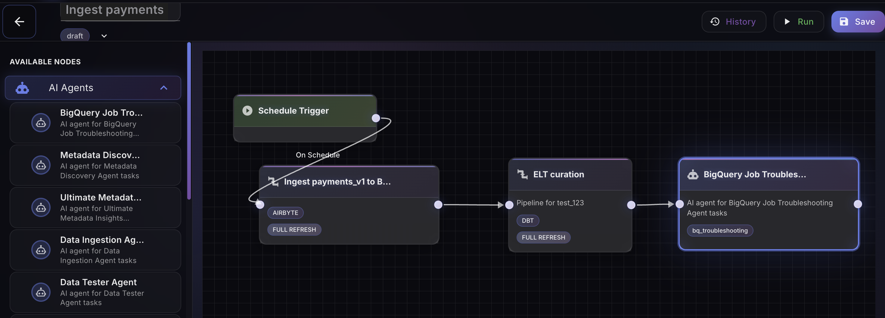 Intelligent pipeline orchestration